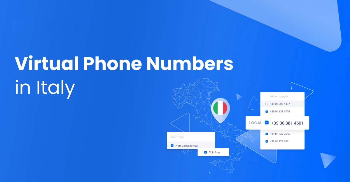 Italian phone number to receive text messages